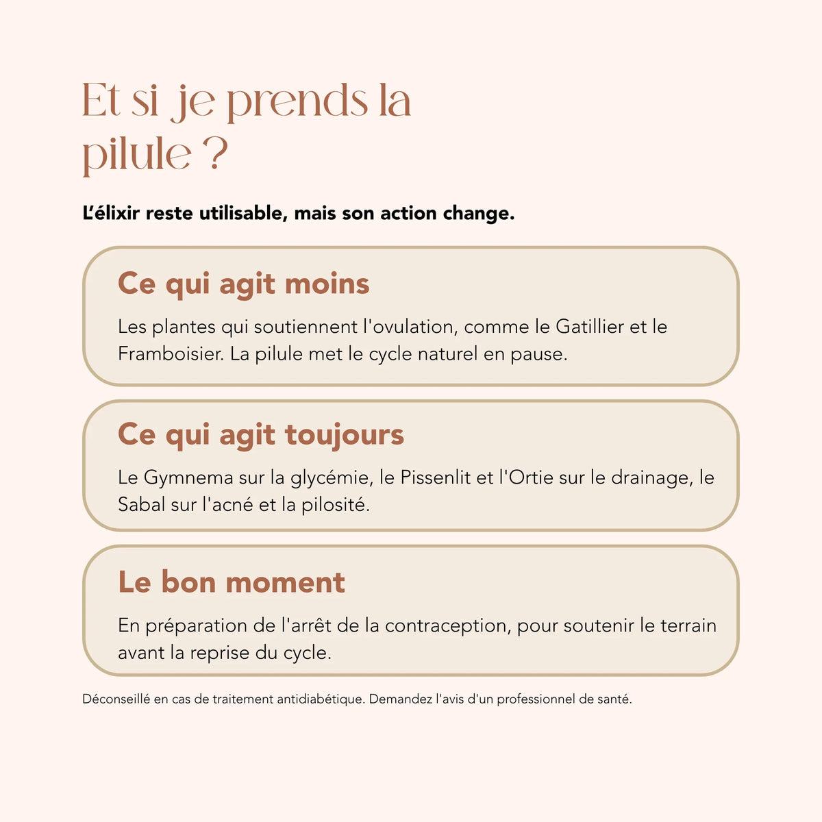 Prendre l'élixir OPK Love sous pilule : ce qui change et le bon moment